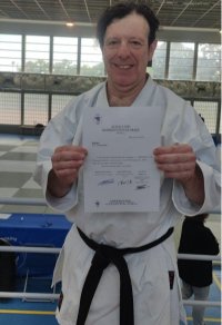 René Carton / Licence 2 ème. dan Karaté Shotokan (pratiquant et enseignant)