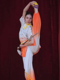 Alwena Bréhin tenue de kungfu