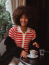 Sourire et café