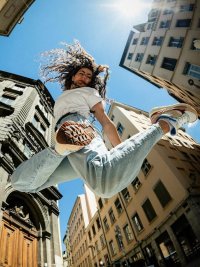 Publicité pour marque de chaussures