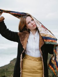 portrait foulard