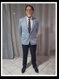 veste bleu claire