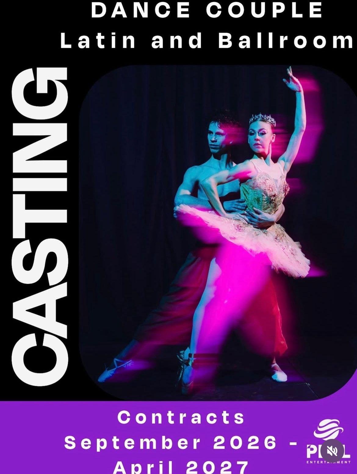 Dance Couple for Cruise Contract