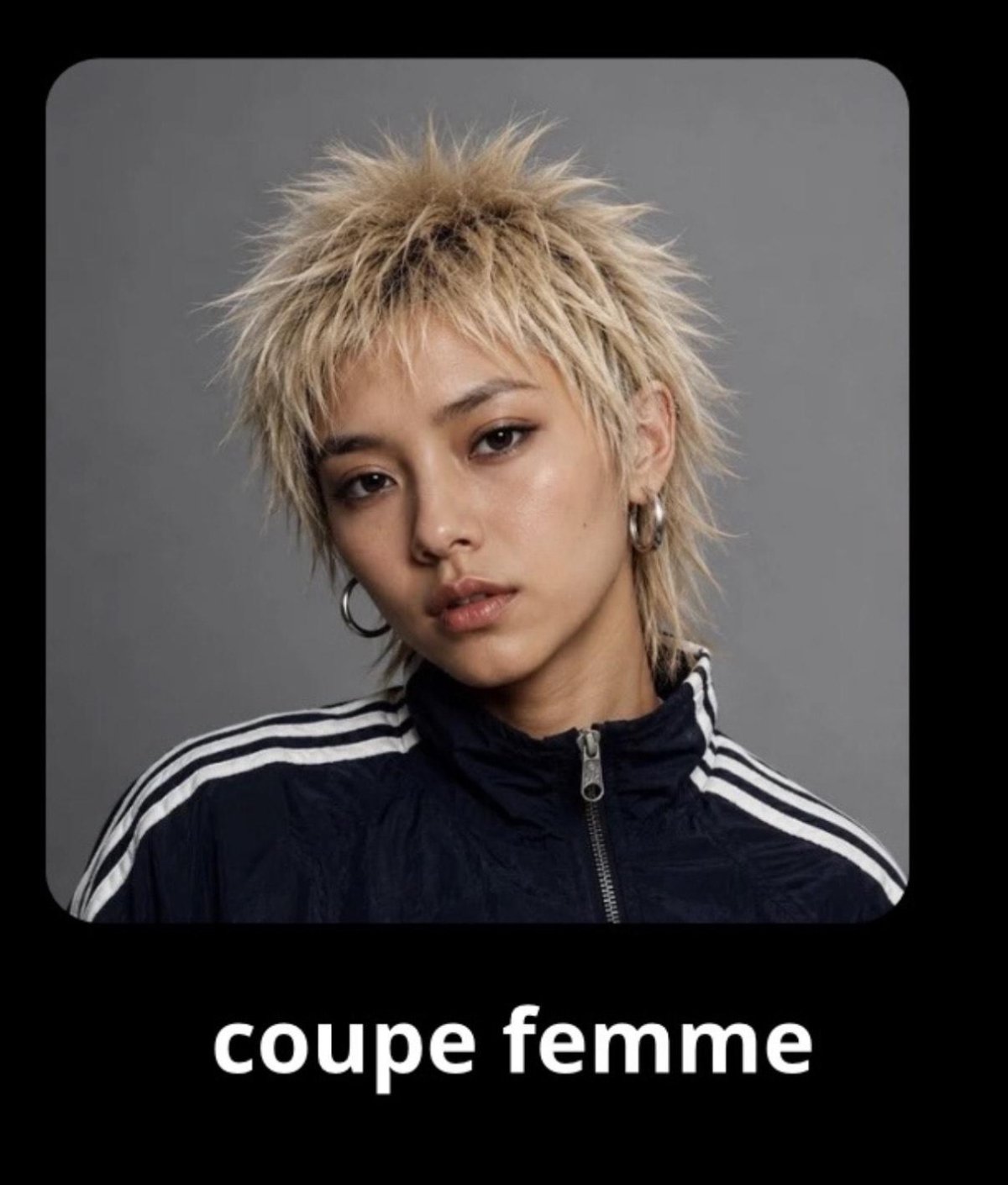 Coupe courte femme pour show