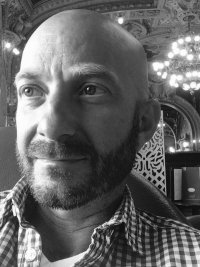 Noir blanc barbe