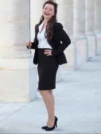 Gaëlle Villien tailleur pied