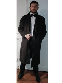 Costume-Noeud Papillon-Manteau Pieds