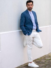 casual pantalon blanc